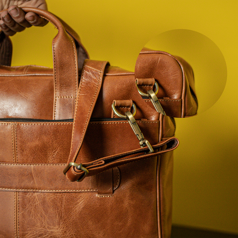 Professional Elegance: Men's Office Handbag - Elevate Your Presence