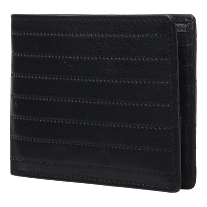 Crafted for Excellence: Men's Leather Wallet with 9 Card Slots & Zipper