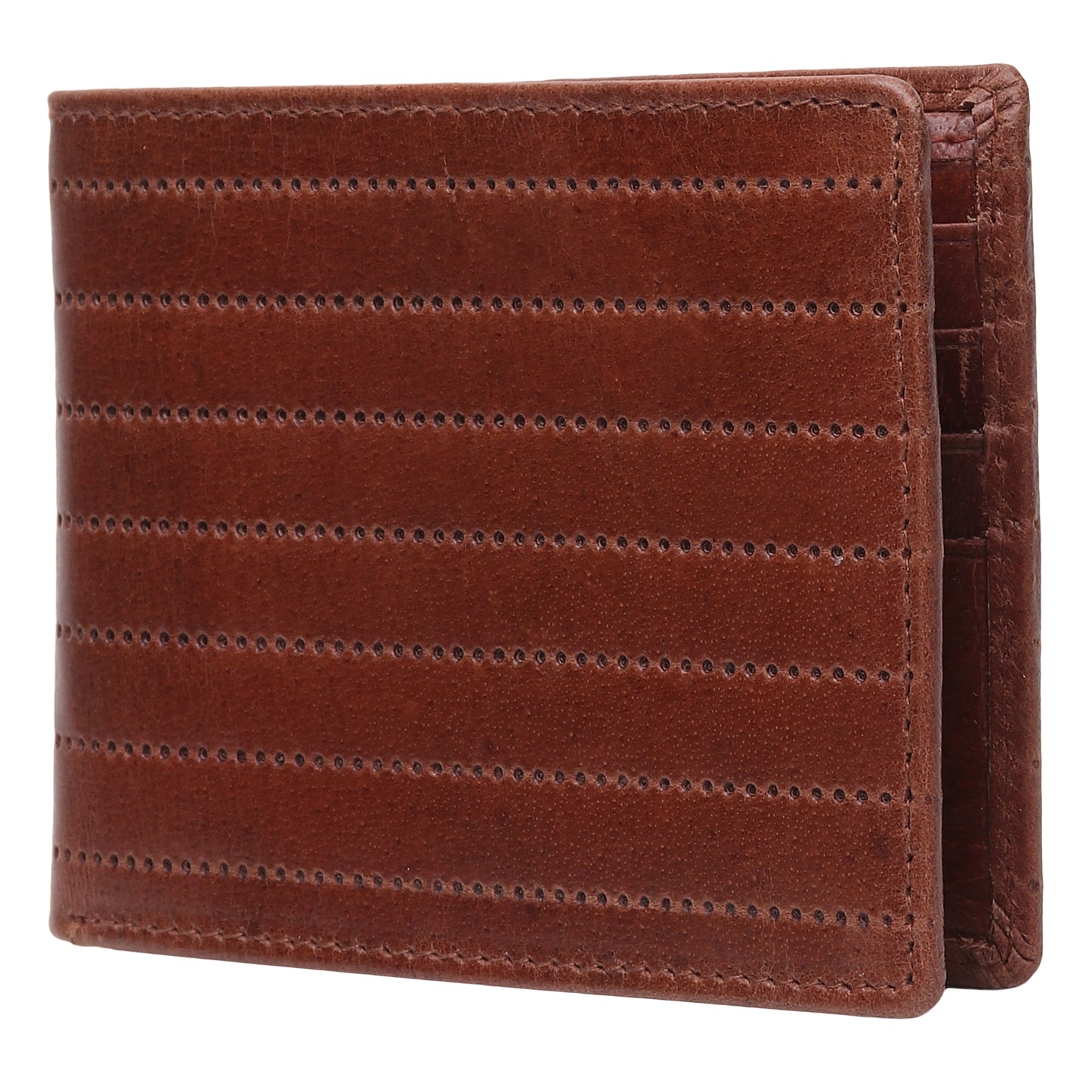 Crafted for Excellence: Men's Leather Wallet with 9 Card Slots & Zipper