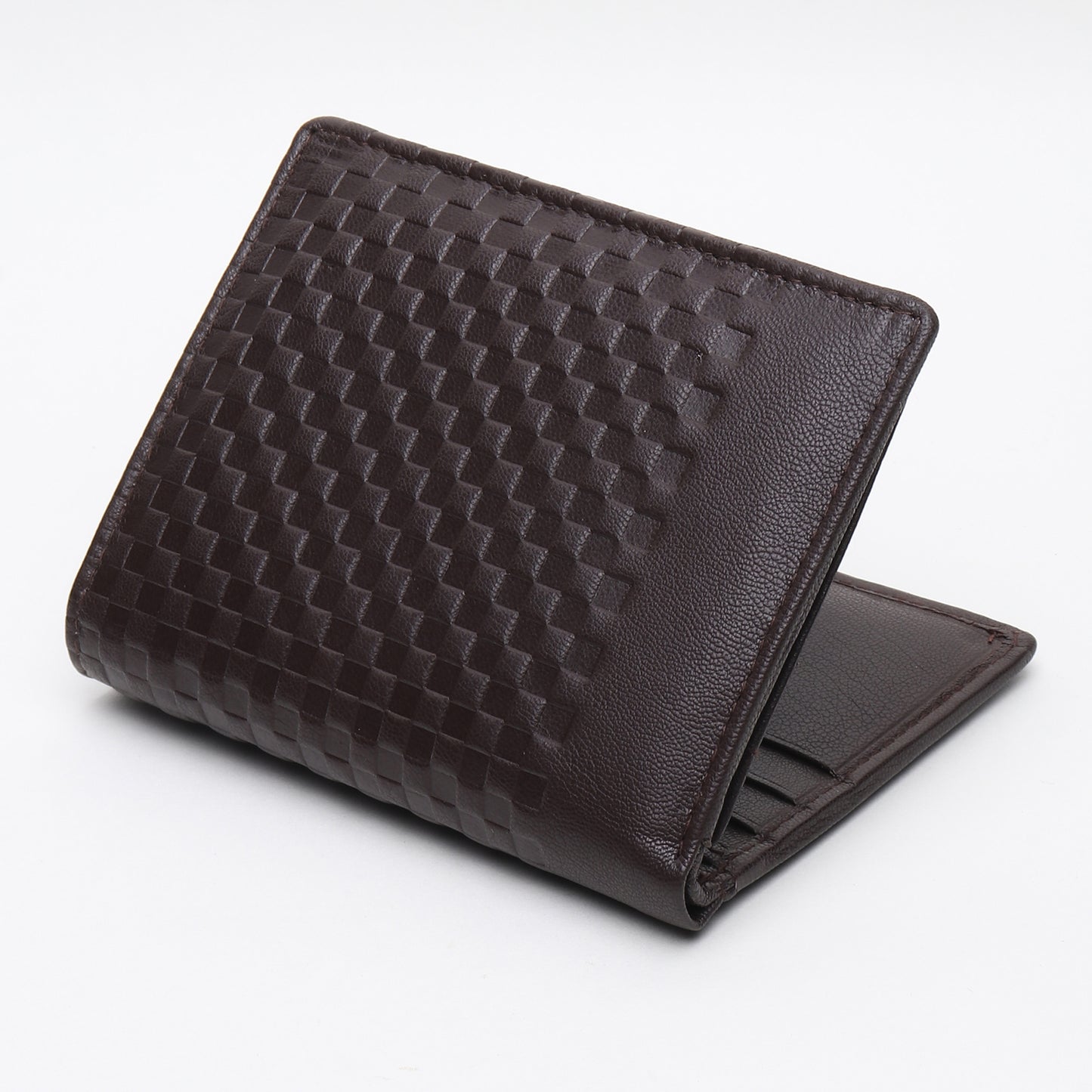 Men's Leather Wallet: Stylish Organization, Hidden Zipper, Dual Currency Slots