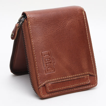 Refined Everyday Carry: Premium Crazy Horse Leather Men's Wallet