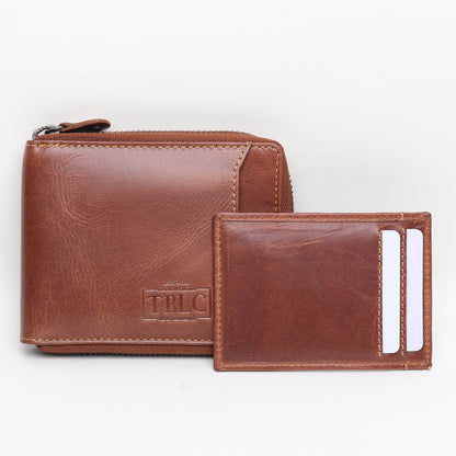 Refined Everyday Carry: Premium Crazy Horse Leather Men's Wallet