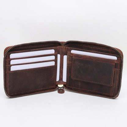 Apex Elegance Men's Leather Wallet: Premium Style & Function