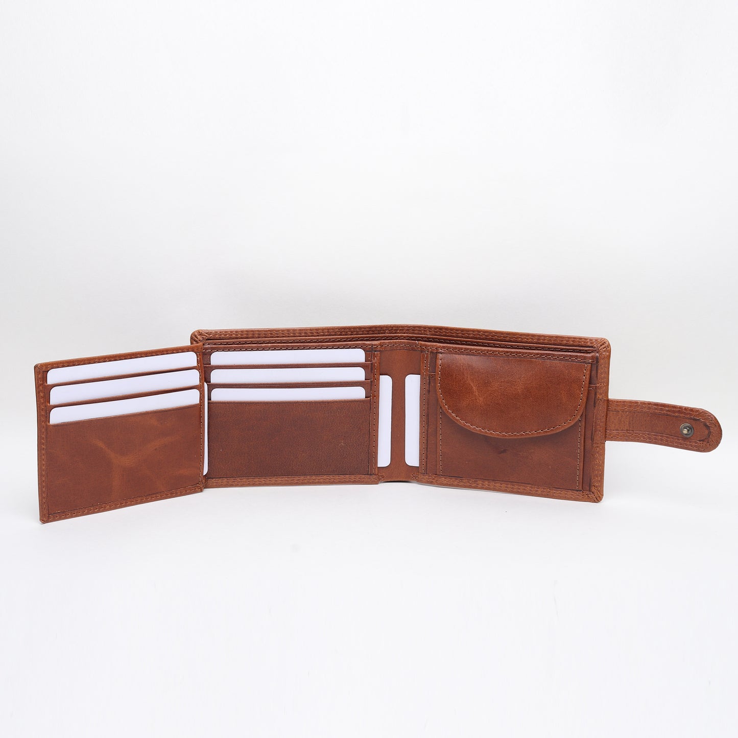 Fashioned for Impact: Premium Crazy Horse Leather Wallet