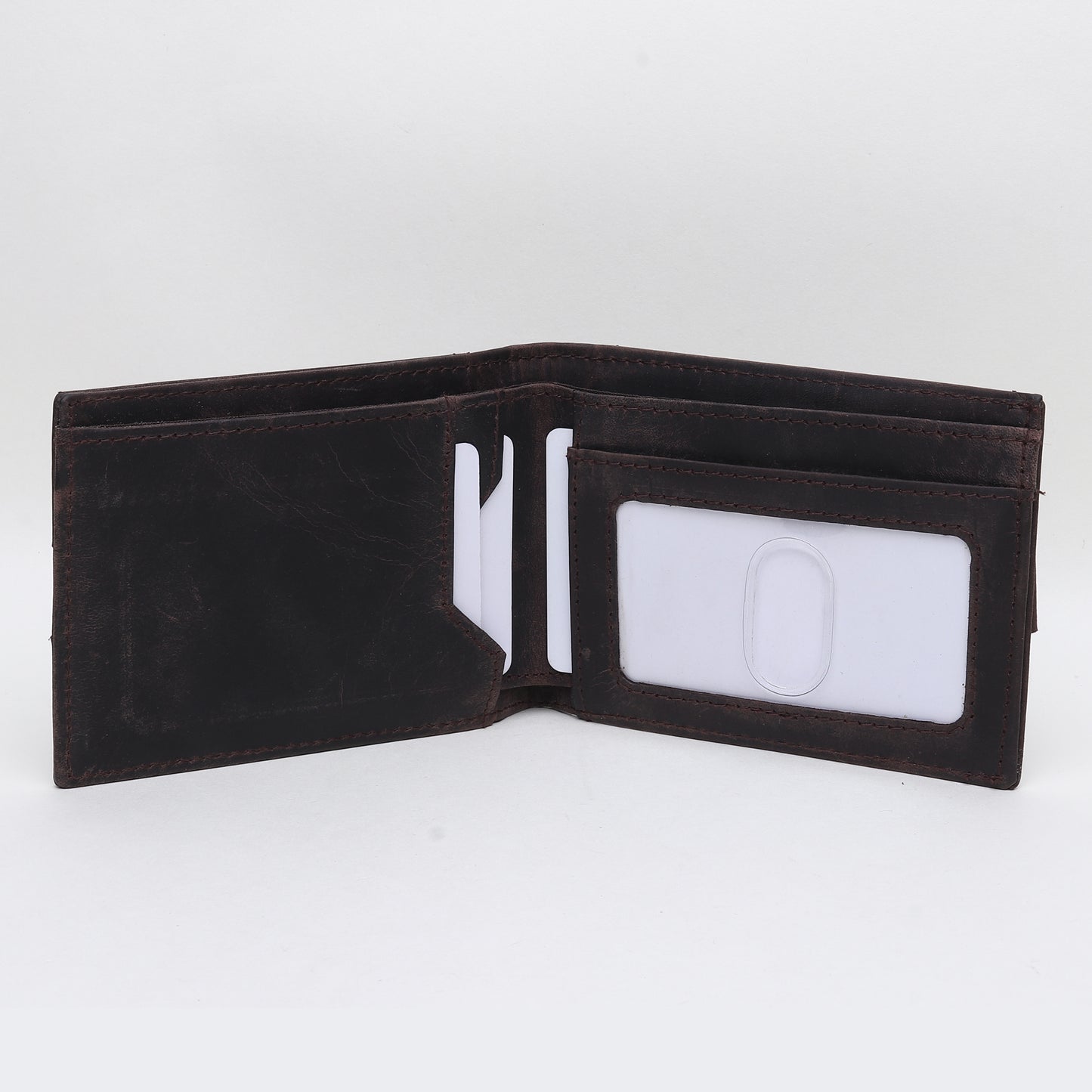 Modern Classic: Men's Wallet with ID Window and Currency Compartment