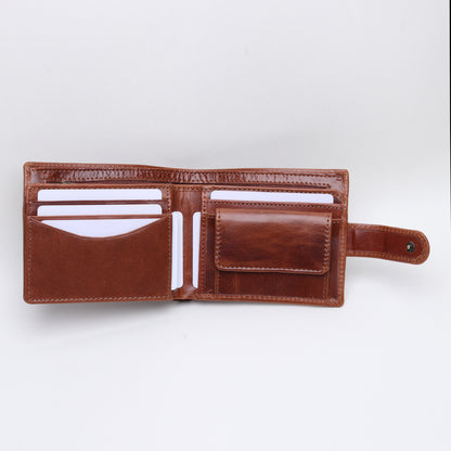 Sleek and Secure: Genuine Leather Wallet for Discerning Gentlemen