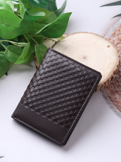 Men's Leather Wallet: Stylish Organization, Hidden Zipper, Dual Currency Slots