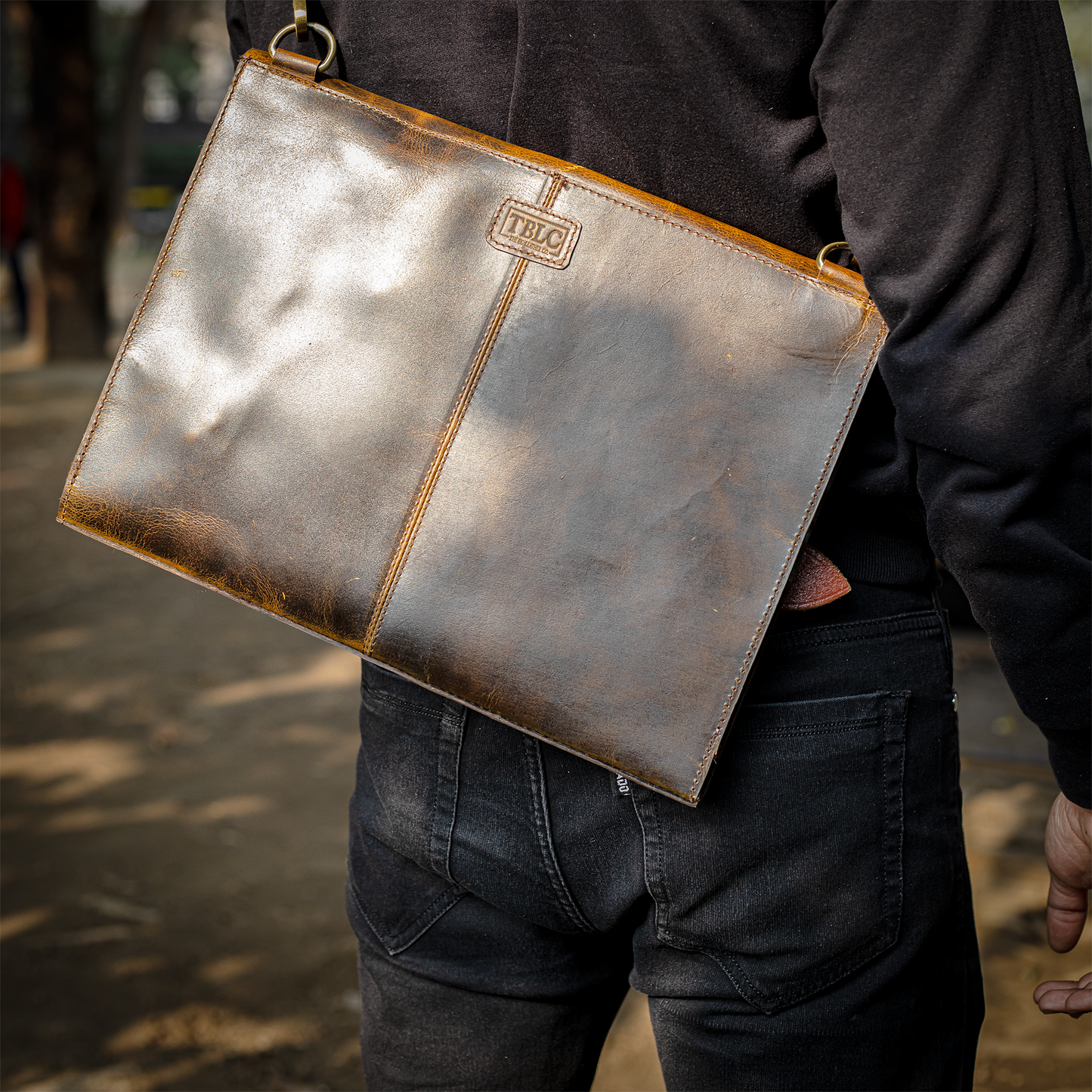 Elite Edition Unisex Sling Bag: Hand-Stitched Elegance