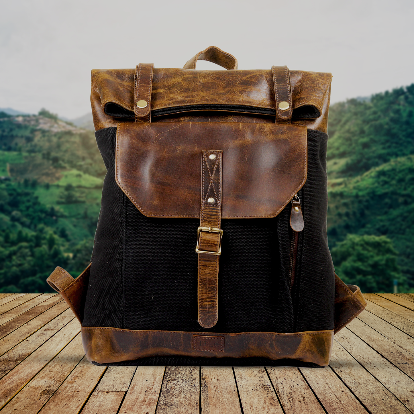 Versatile Style: Leather & Canvas Backpacks