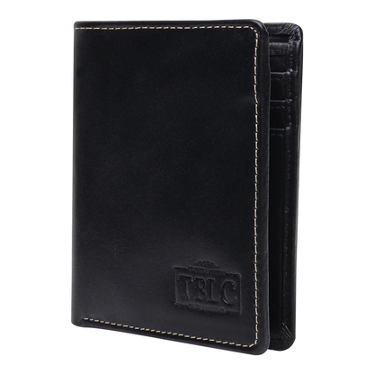 Modern RFID Leather Bifold: Elevate Style with Security