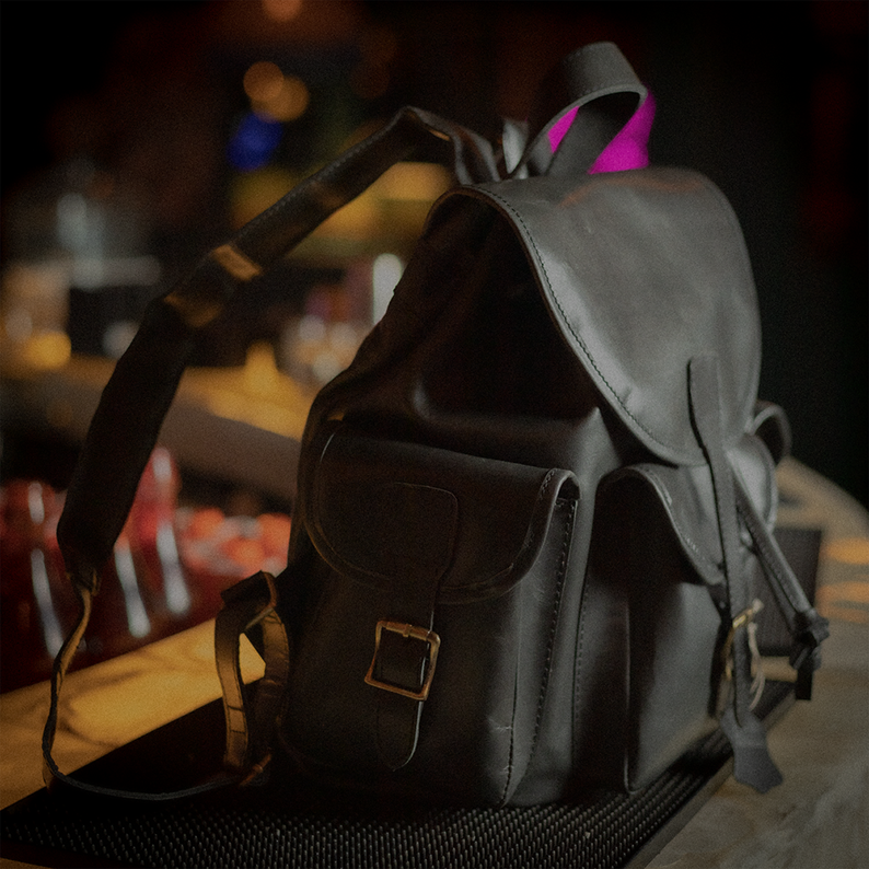 Embrace Retro Elegance: Women's Flap Pocket Backpack - Image 3