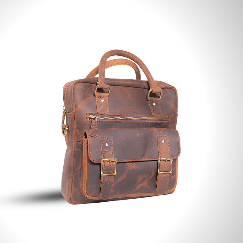 Luxurious Brown Leather Handbags: Timeless Appeal - Image 2