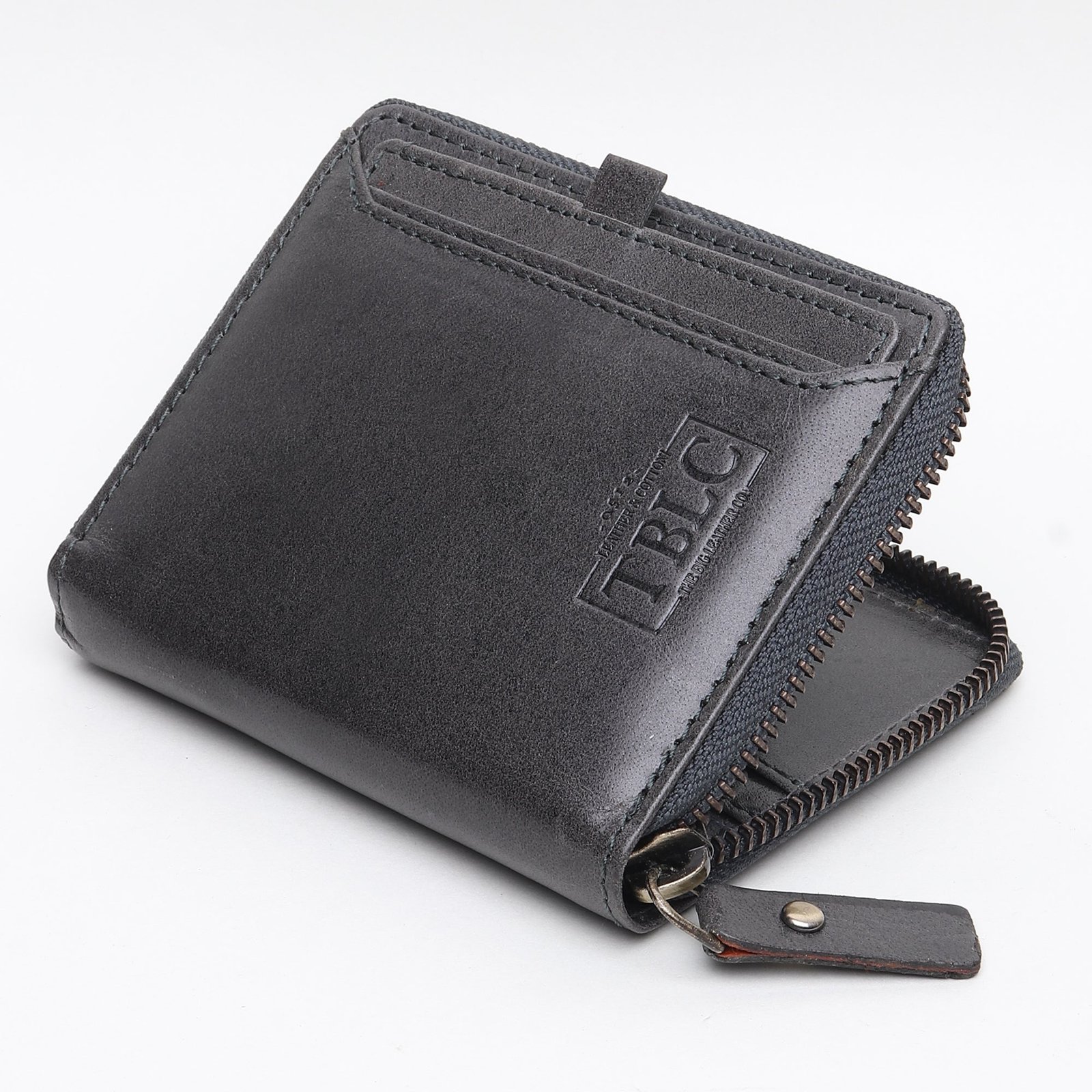 Handcrafted Men's Wallet Crazy Horse Leather, Timeless Design - Image 2