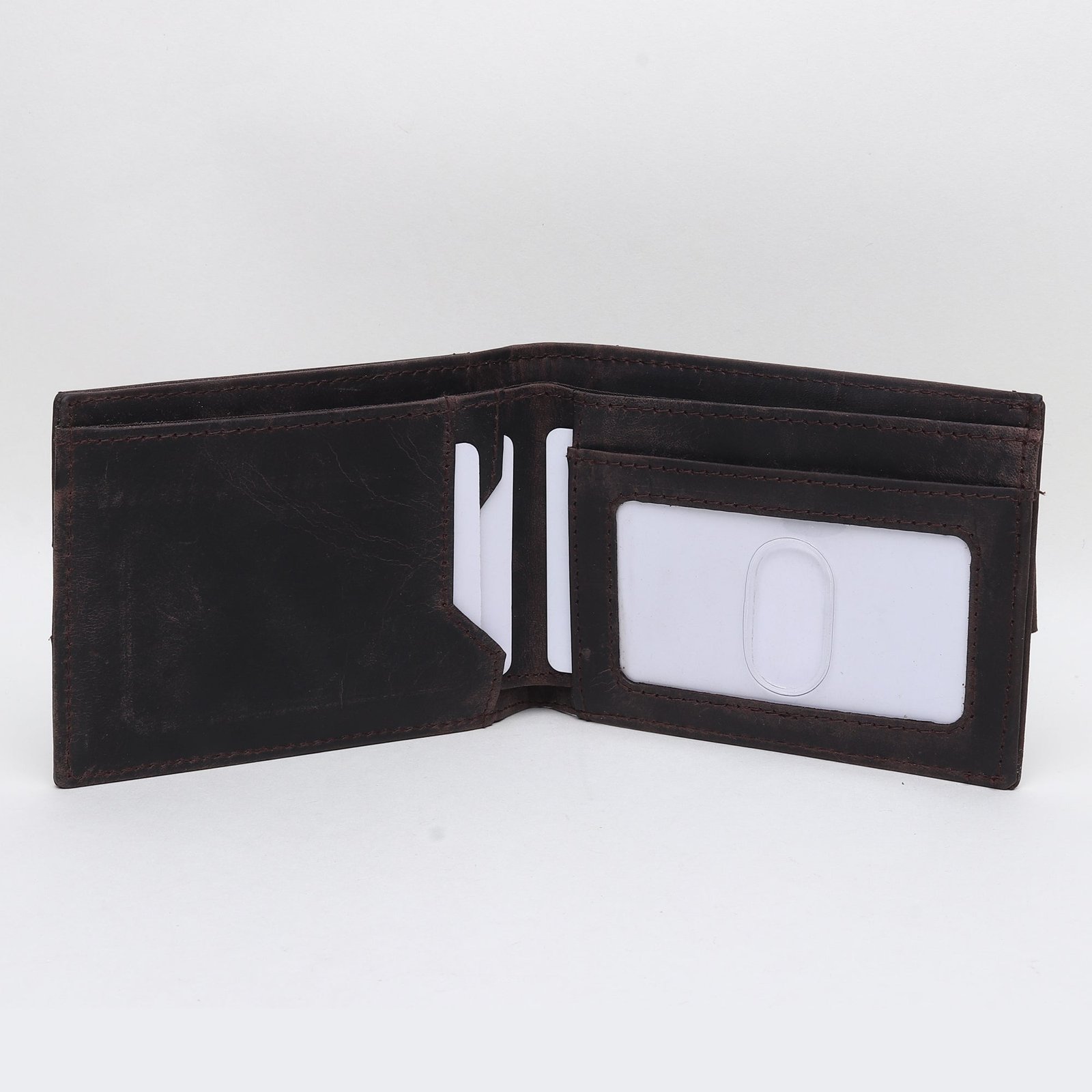 Modern Classic: Men's Wallet with ID Window and Currency Compartment - Image 2