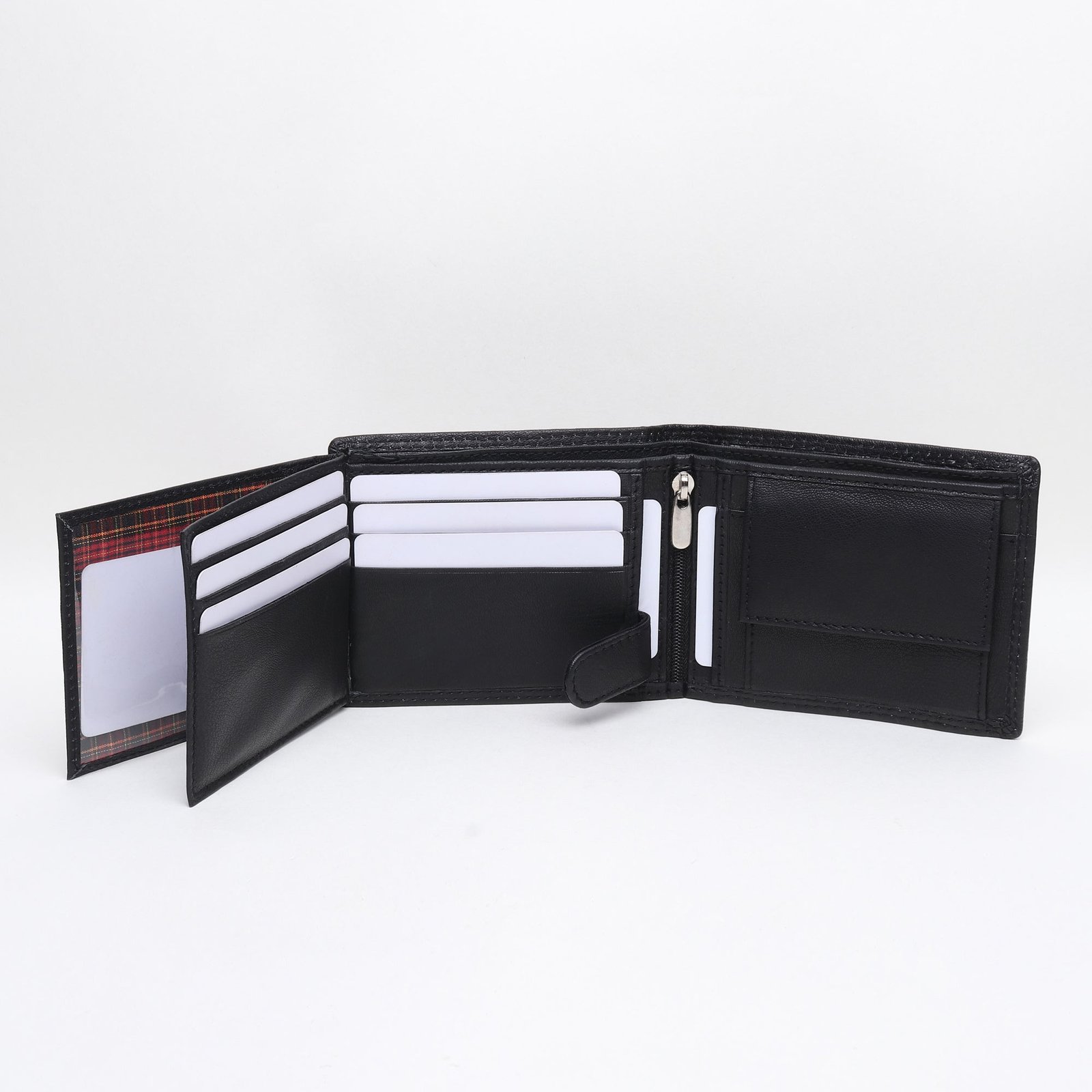 Sophistication Meets Functionality: Crazy Horse Leather Men's Wallet - Image 3