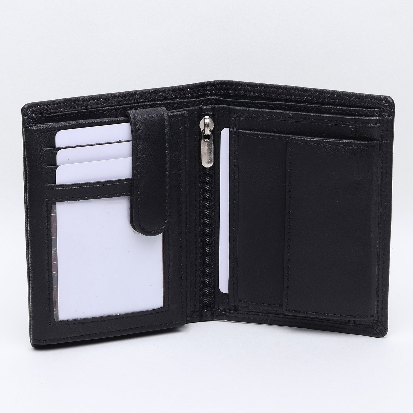 Fashion Meets Function: Crazy Horse Leather Card Wallet - Image 6