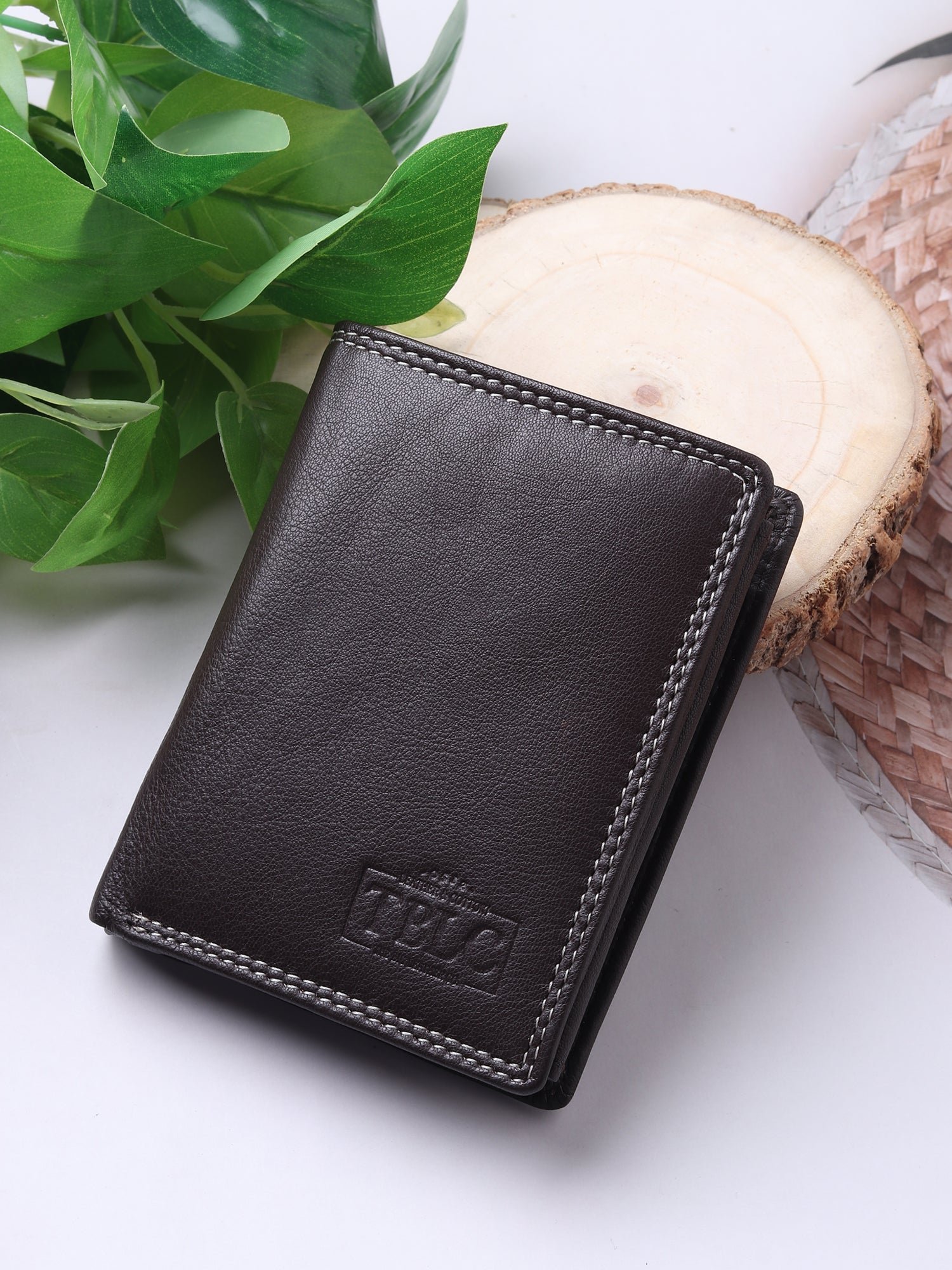 Fashion Meets Function: Crazy Horse Leather Card Wallet - Image 4